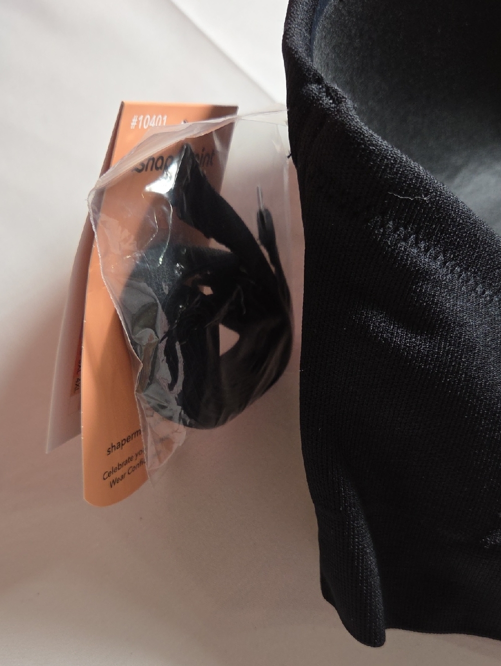 Shapermint Black Sweetheart Wireless Strapless Bra Large NWT - Picture 6 of 7